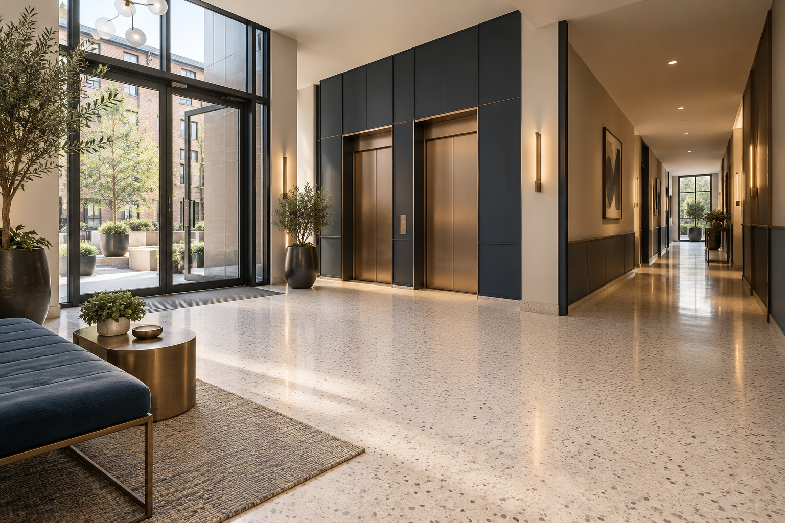 Illustrative communal areas scene